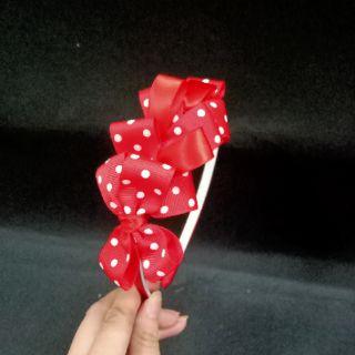 Cài tóc nơ đỏ