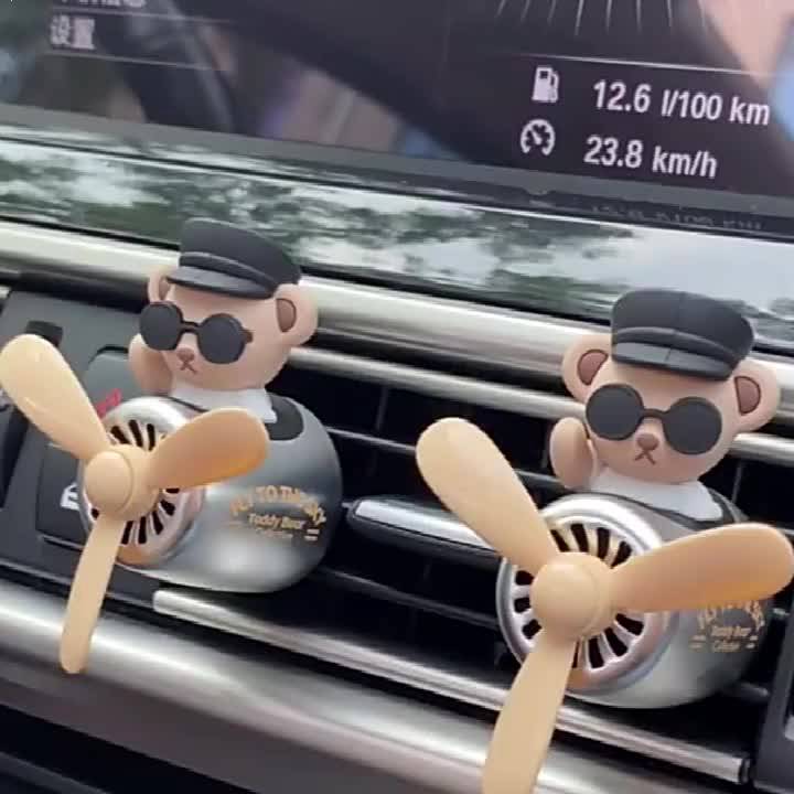 Kẹp làm mát không khí xe hơi PECHAM thiết kế từ tính hình gấu teddy | BigBuy360 - bigbuy360.vn