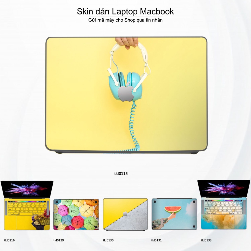 Skin dán Macbook mẫu thiết kế (đã cắt sẵn, inbox mã máy cho shop)