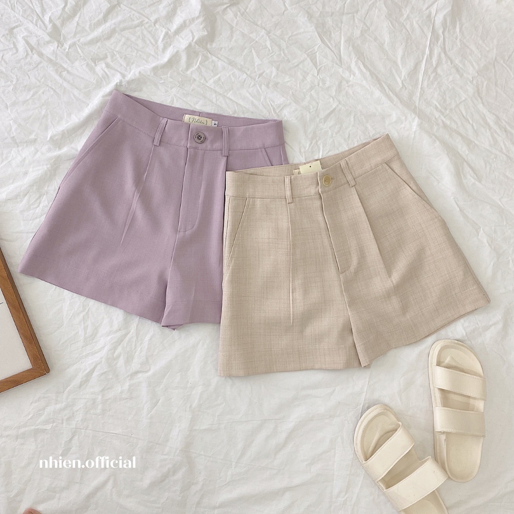 Quần short nữ, quần short vải nhiennhienvintage_BQ1