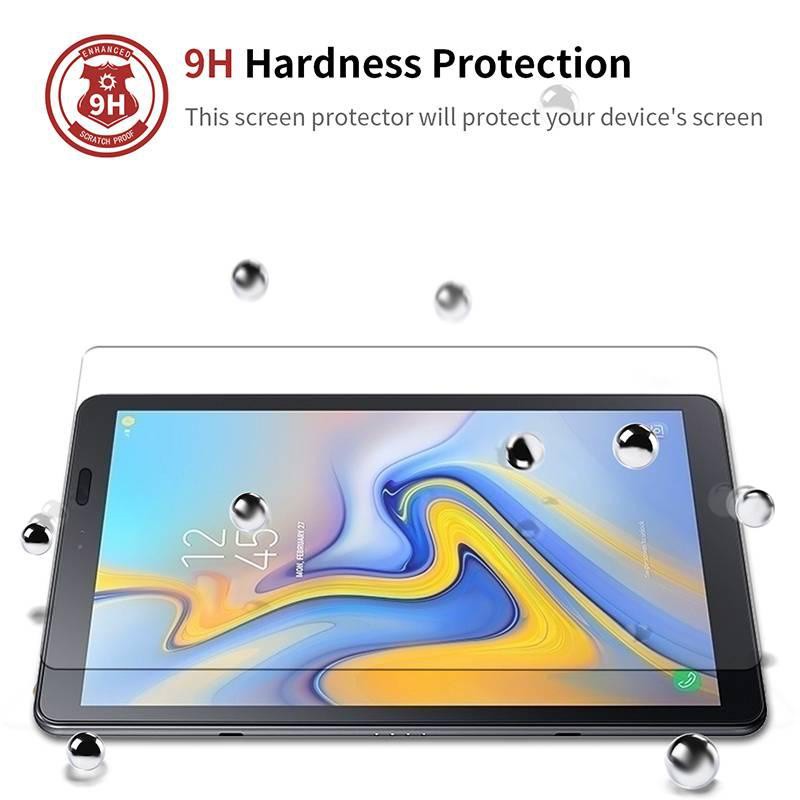 Dllencase Bộ 2 kính cường lực bảo vệ màn hình cho 2018 Samsung Galaxy Tab A 10.5 SM-T590 T595 T597 A074