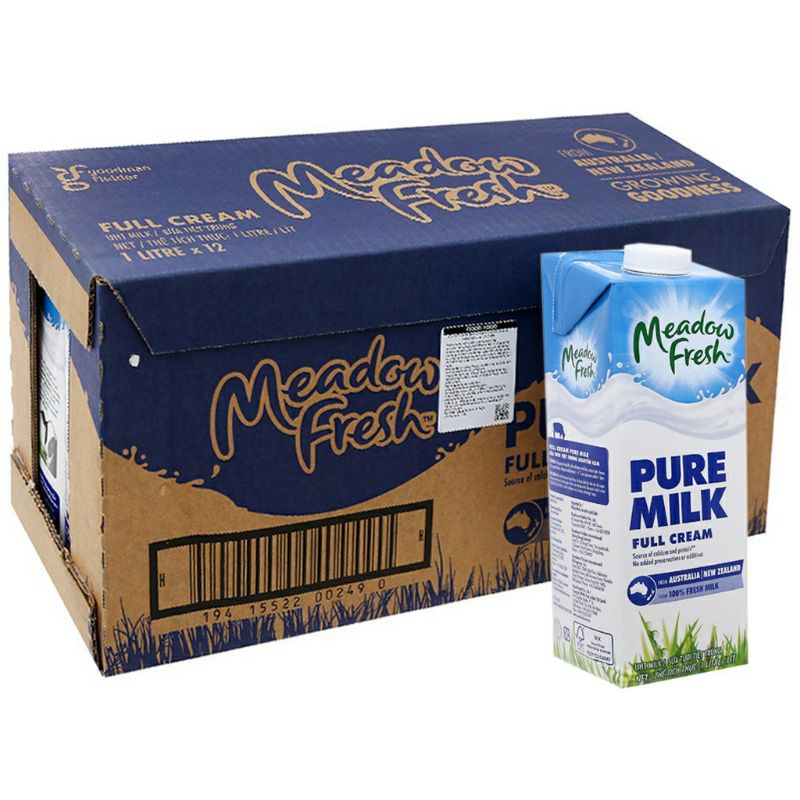 Thùng 12L sữa Meadow fresh full cream (date t3/22)