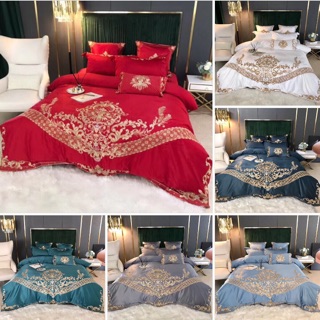 Bộ chăn ga lụa 40s hoàng gia