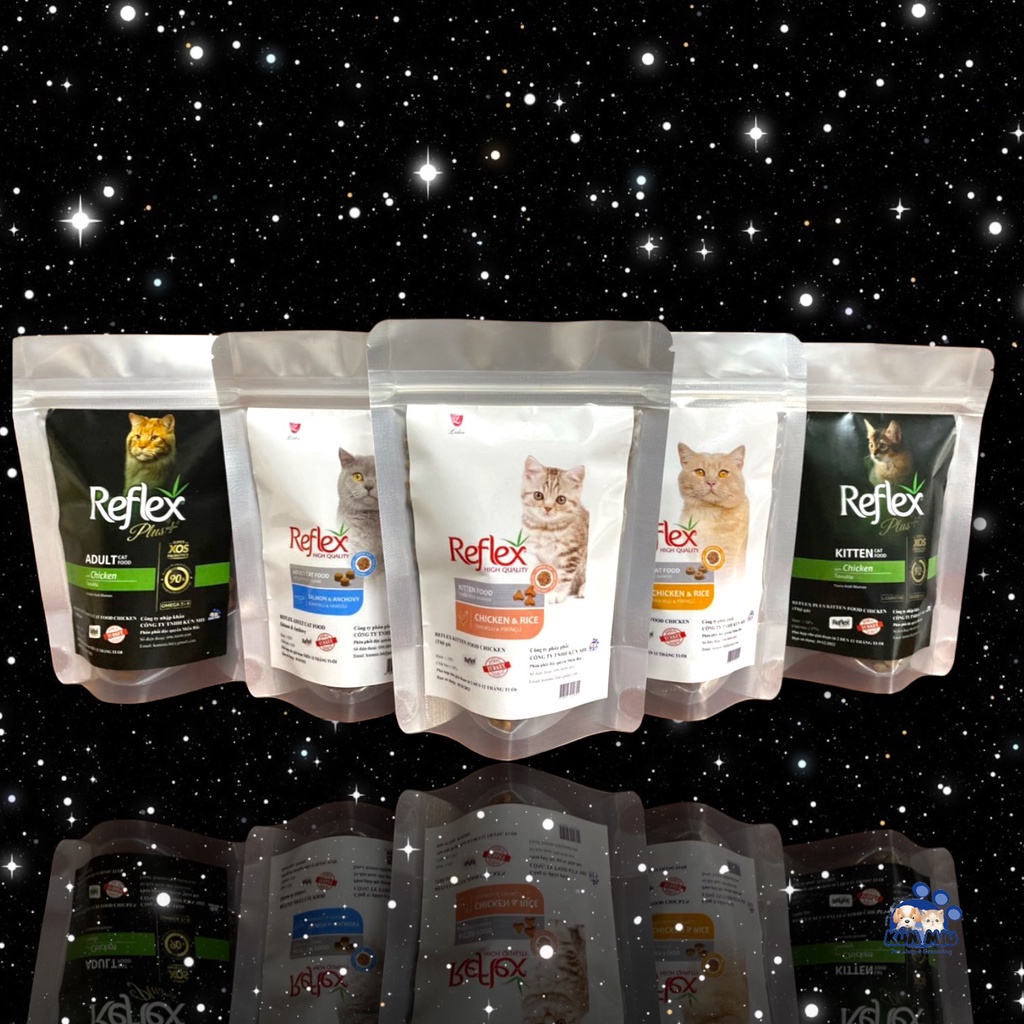 Thức ăn cao cấp dành cho mèo Reflex gói thử 100g