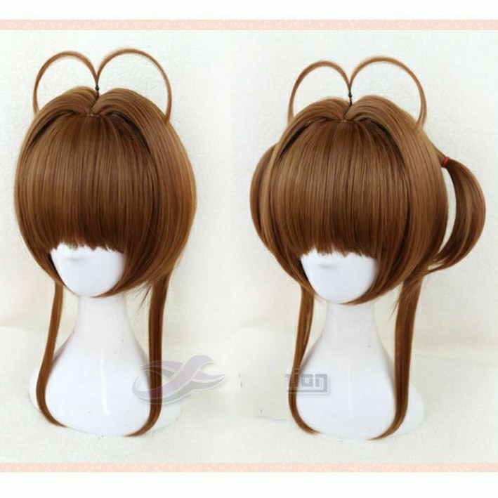 Wig/tóc giả cosplay Sakura Kinomoto màu nâu và vàng - Cardcaptor Sakura: Thủ lĩnh thẻ bài
