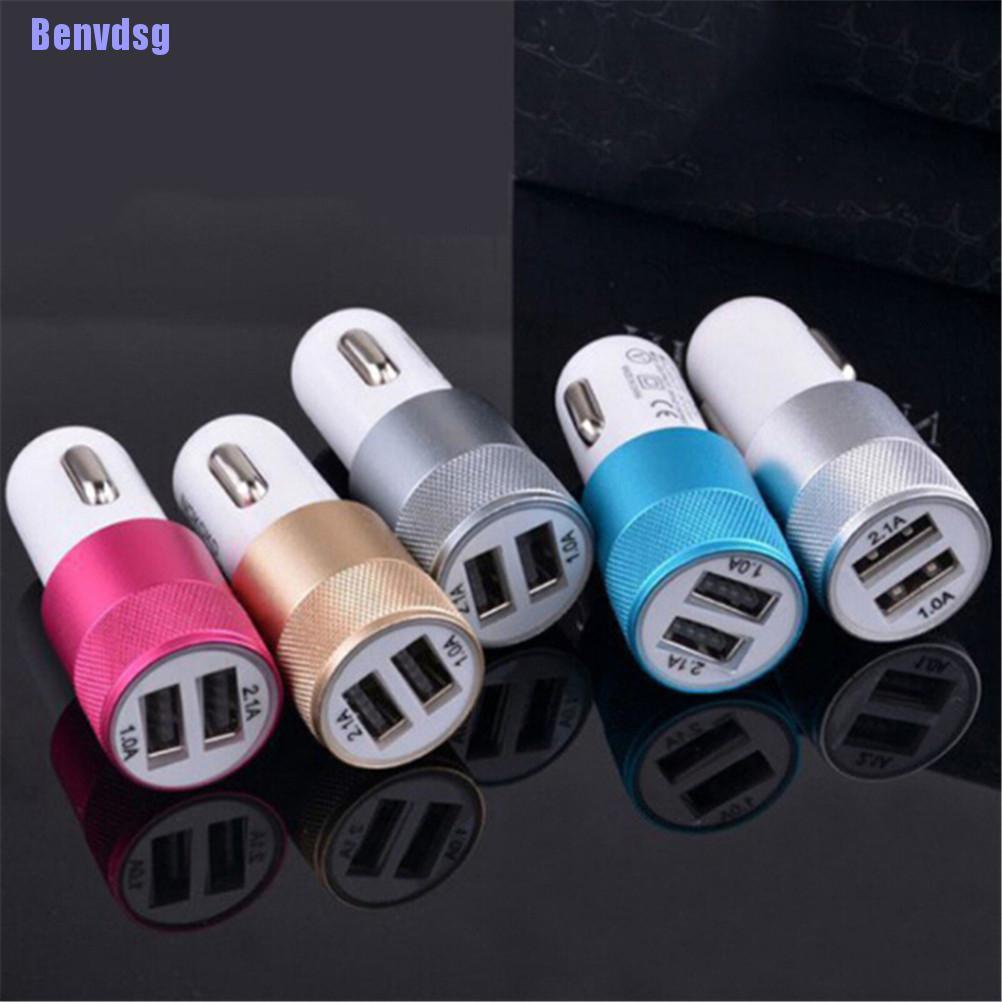 Cốc sạc nhanh 2 cổng USB DC 3.1A mini cho điện thoại