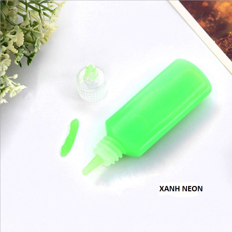 KHO-HN * Keo kem các màu dung tích 30ml keo dán phục vụ nhu cầu dán trang trí tiểu cảnh, vỏ điện thoại, DIY