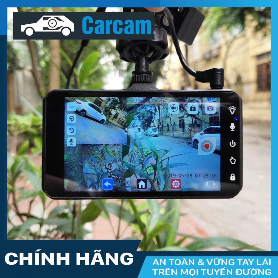 Camera hành trình ô tô K2 Touch có camera lùi + thẻ nhớ 32GB Class 10 | BigBuy360 - bigbuy360.vn