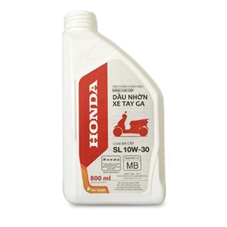 Nhớt Honda 10W-30 dành cho tay ga (800ml)