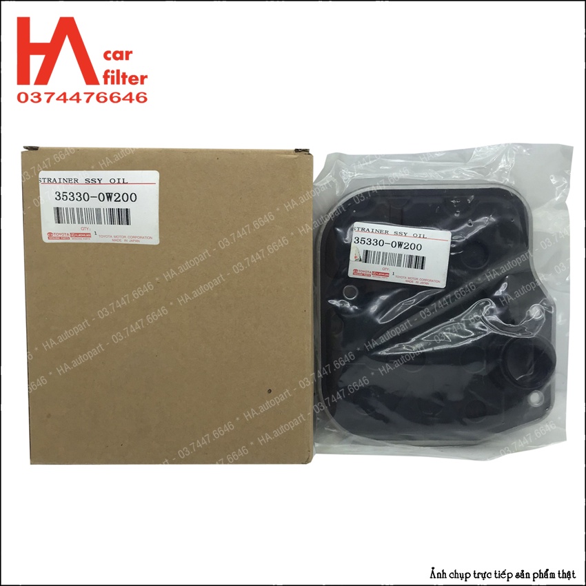 Lọc dầu hộp số Toyota Vios đời 07-22, Yaris đời 05-22, Altis đời 00-22. Mã TOT 35330-0W020.