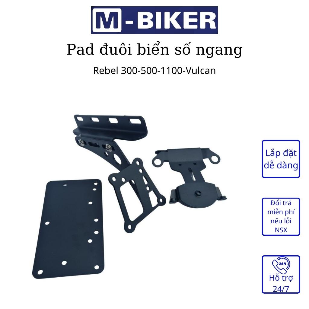 Đuôi biển số honda rebel 300-500-1100-Vulcan chỉnh 2 chiều. Khung gắn biển số honda rebel 300-500 chuyên dụng