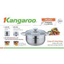 Nồi Inox Kangaroo KG878S,M,L 16cm,20cm,24cm Hàng chính hãng