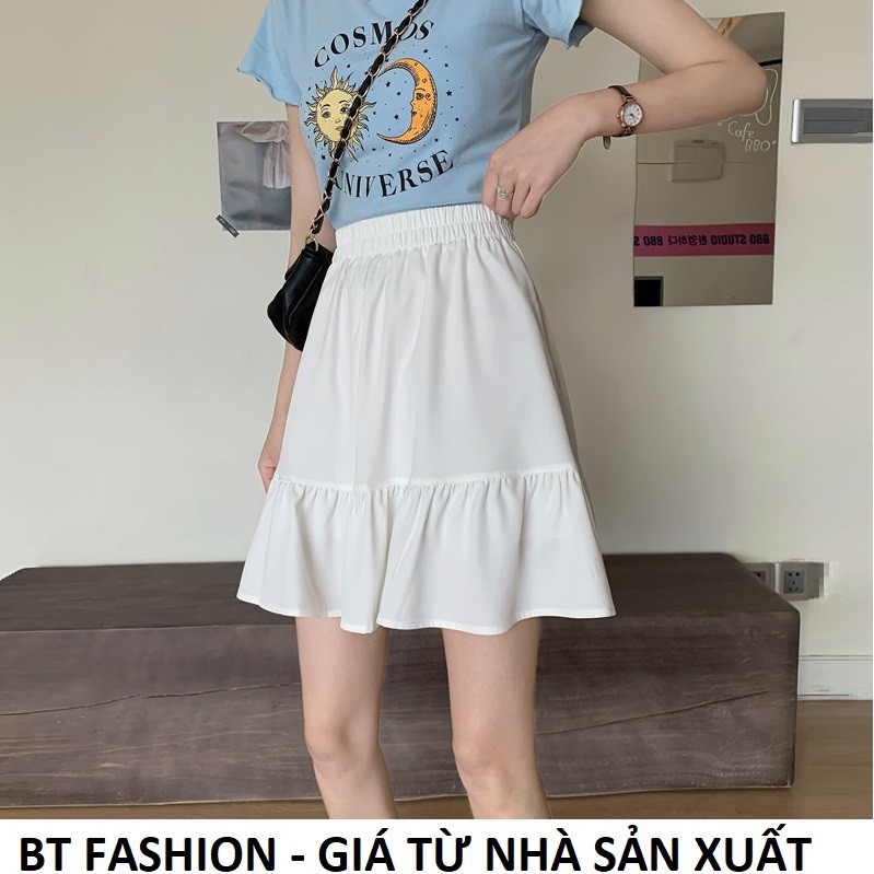 Chân Váy Voan Thời Trang BT Fashion (VA1- ĐUÔI CÁ XUÔNG) - Có quần lót bên trong