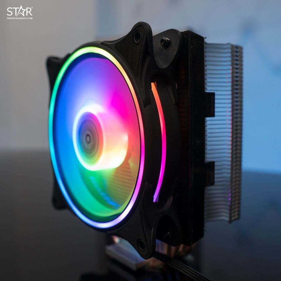 [Mã ELFLASH5 giảm 20K đơn 50K] Tản Nhiệt CPU VSP Cooler Master T410i Led RGB