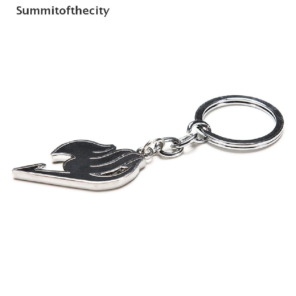 1 Móc Khóa Bạc Hình Lá Cờ Của Nhân Vật Natsu Guild