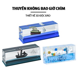 Thuyền bất tử, mô hình tàu TITANIC, tàu vũ trụ, tàu ngọc trai đen, dùng trang trí bàn, bể cá, làm quà tặng