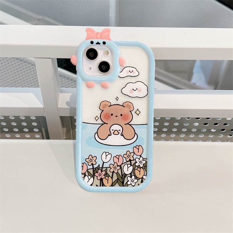 Ốp lưng iphone nơ camera hình vuông gấu phao 6/6splus/7/7plus/8/8plus/x/xs/11/12/13/pro/max/plus/promax-SALE SỐC P5-8