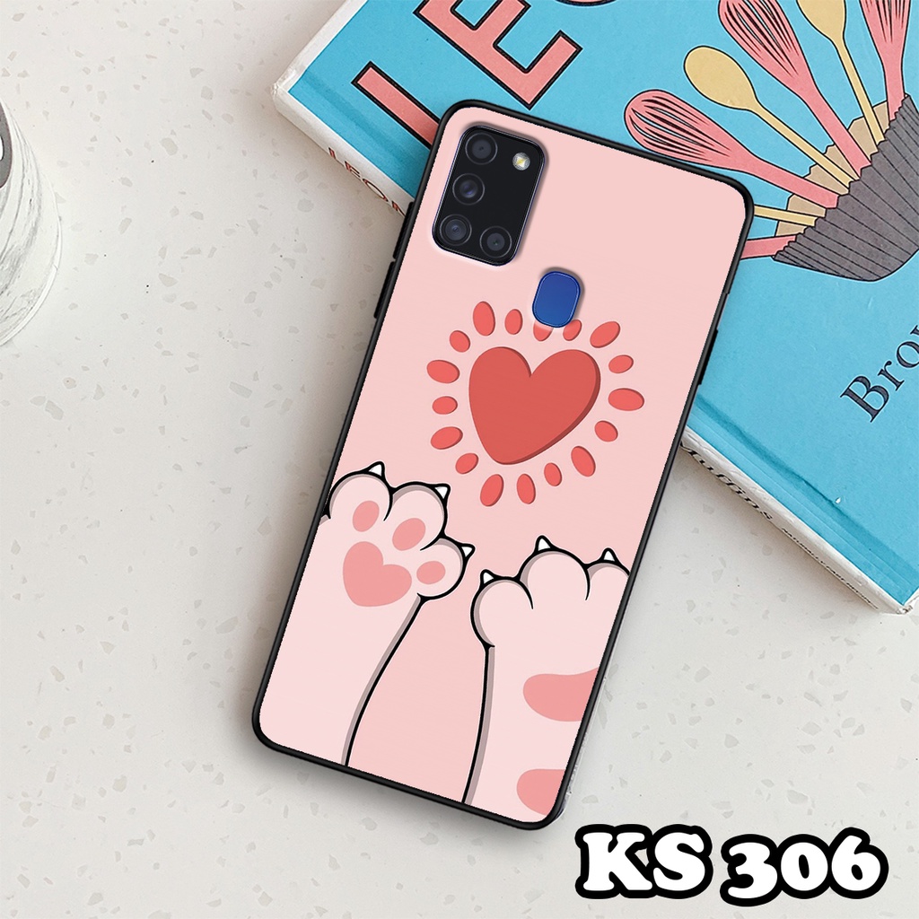 Ốp lưng Samsung A21s - Samsung A21 - Ốp in hình LoveCat - Chất liệu TPU siêu bền