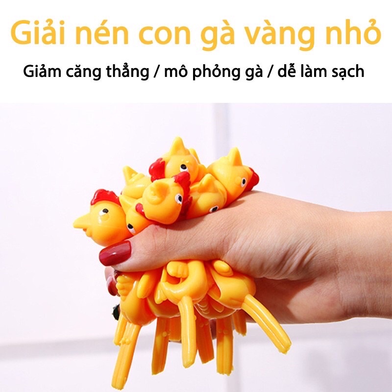 Đồ chơi bóp giảm stress BẮN GÀ TRÚNG ĐÍCH - Đồ chơi sáng tạo giải trí vui nhộn