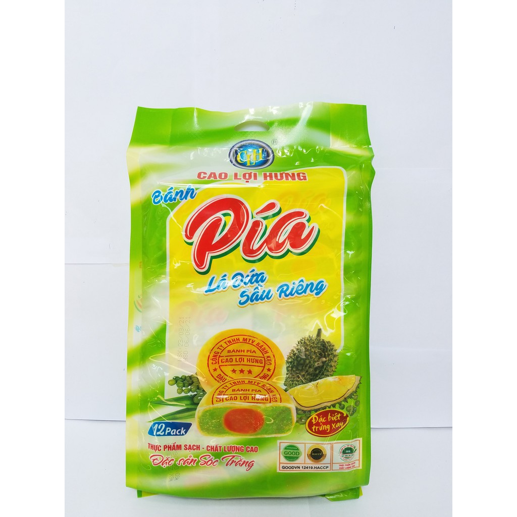PÍA ĐẬU XANH - SẦU RIÊNG BỊCH 12 CÁI (95G/CÁI)