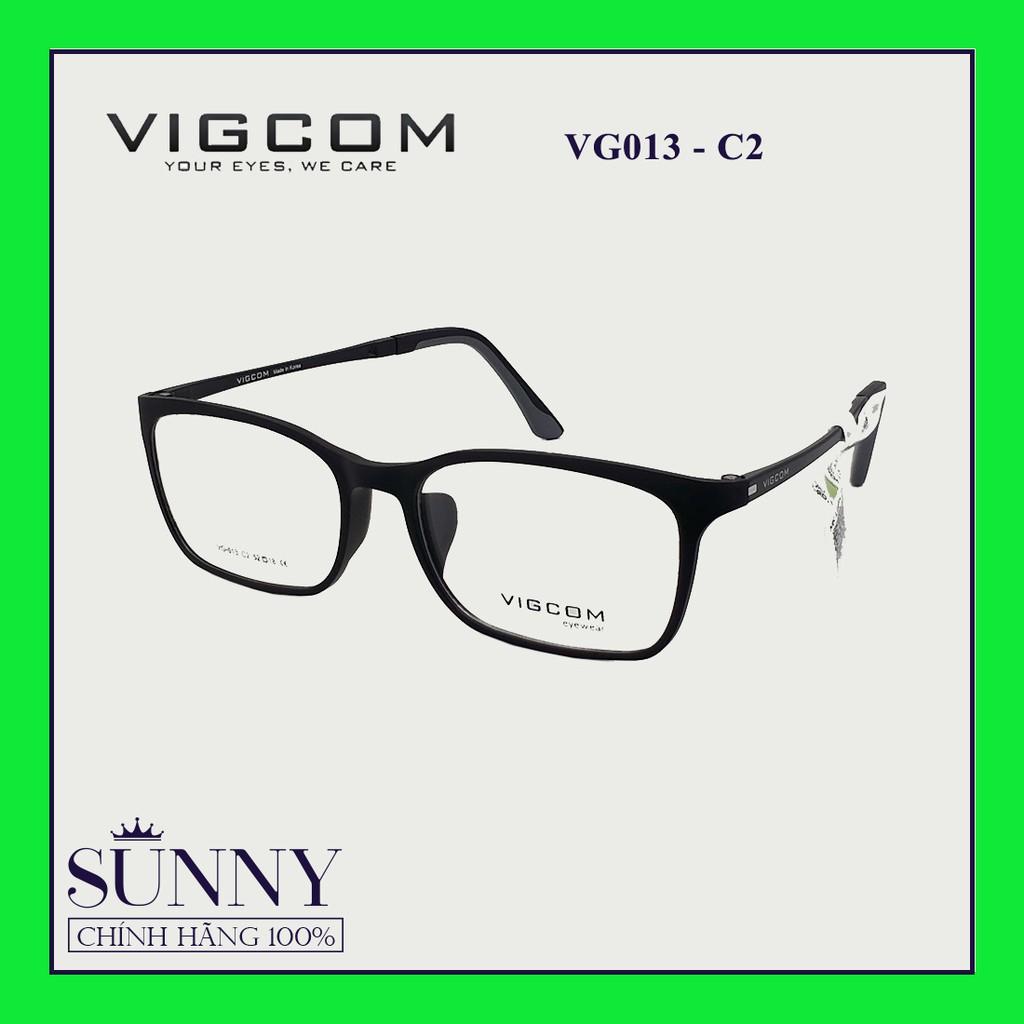Gọng kính thời trang Vigcom VG013 chính hãng, thiết kế dễ đeo bảo vệ mắt