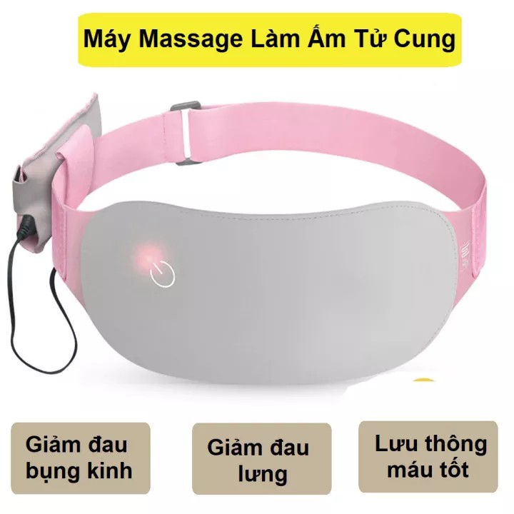 Đai massage bụng, Massage làm ấm tử cung 3 Mức Điều Chỉnh Nhiệt sưởi ấm vành đai cơ thể pad cho kinh nguyệt giảm đau