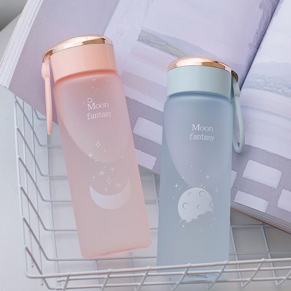 Bình Nhựa Đựng Nước 400ml Chống Rò Rỉ Màu Mờ Đơn Giản Thời Trang