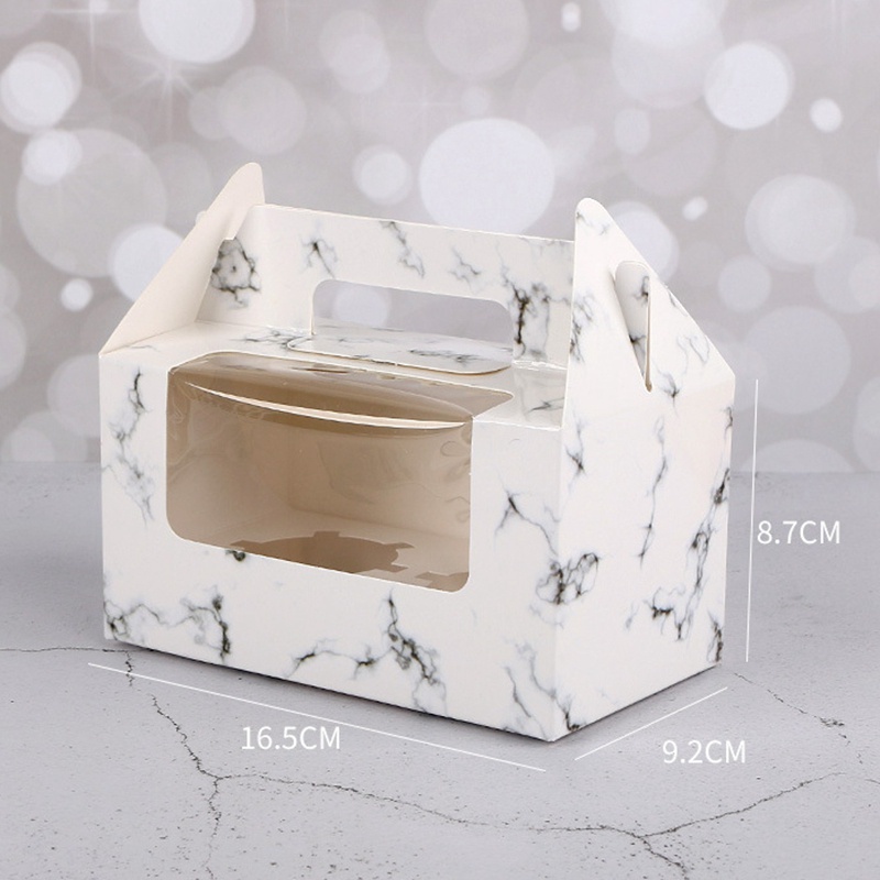 Set 30 Hộp Đựng Bánh Cupcake Trong Suốt Có Thể Mang Đi Tiện Dụng