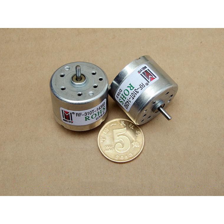 2 Động cơ motor mô tơ mini 310 điện áp 5V-6V chạy rất êm - 5300-13100rpm dòng điện nhỏ - LK0076