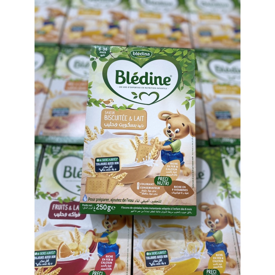 Bột ăn dặm Bledina Pháp 250g cho bé từ 6-36 tháng tuổi