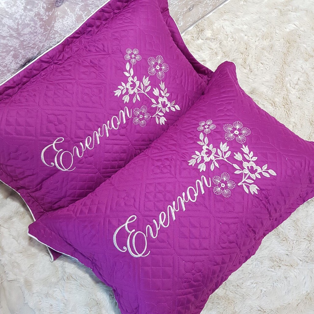 Vỏ gối đầu vỏ gối nằm satin trần bông cao cấp kích thước(1 đôi) 45x65cm
