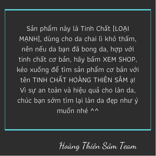 [NOWSHIP 2H| Loại Mạnh] Tinh Chất Hoàng Thiên Sâm | BigBuy360 - bigbuy360.vn