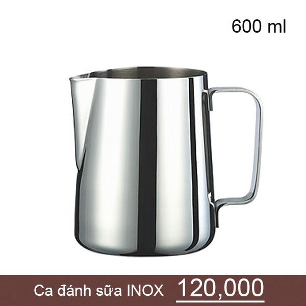 Ca đánh sữa Inox 600ml