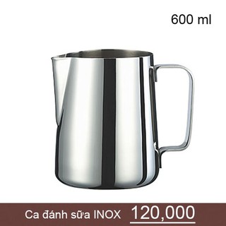 Ca đánh sữa inox 600ml
