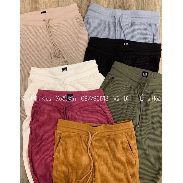 Quần jogger nữ Gap xuất dư xịn nhiều màu