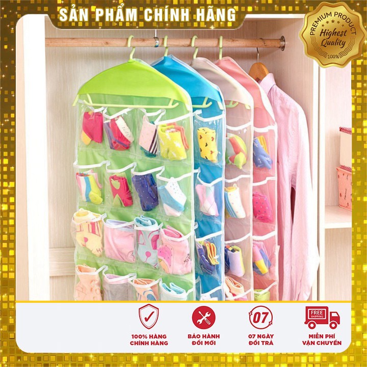Túi treo đựng đồ đa năng 16 ngăn được làm từ chất liệu nhựa cao cấp