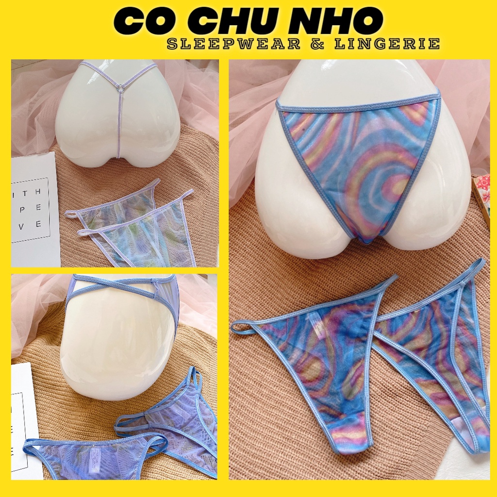 FULL MẪU - Quần lót lọt khe- Quần chíp lụa - cochunhoquan11