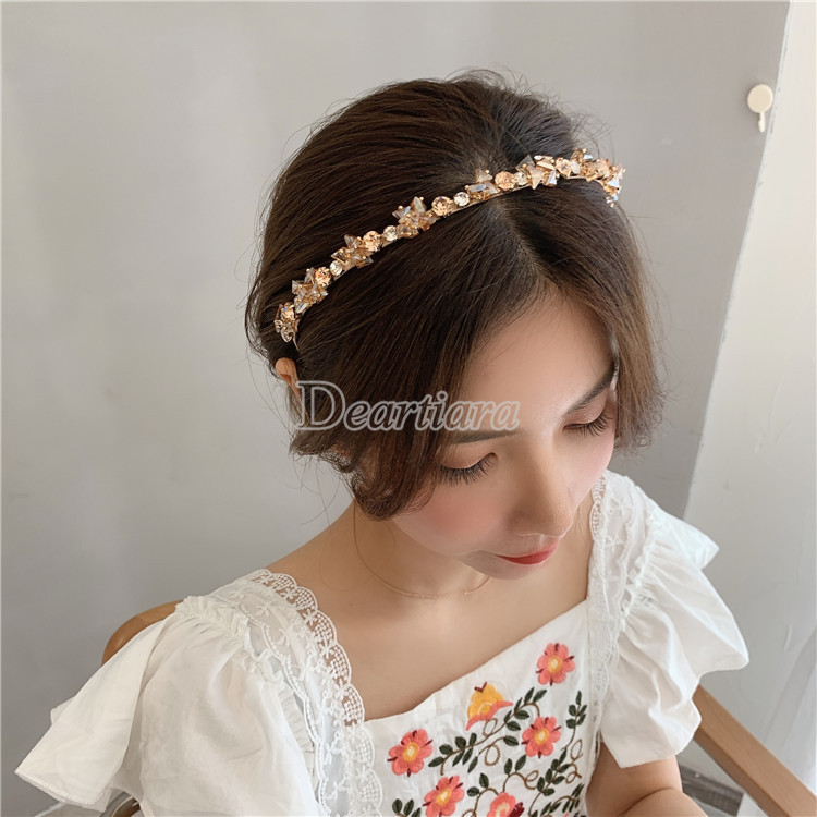 Cute Korean Style Beaded Headbands For Women