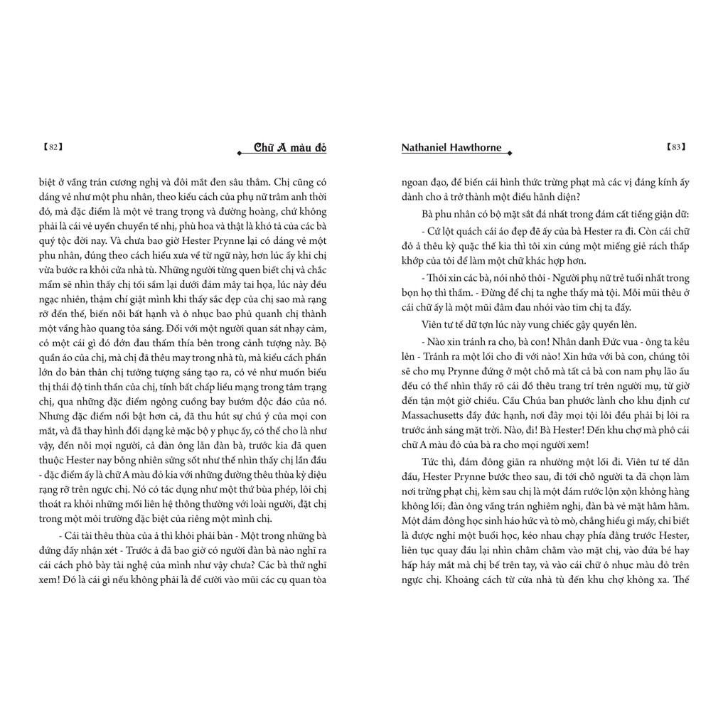 Sách: Chữ A Màu Đỏ (Nathaniel Hawthorne)