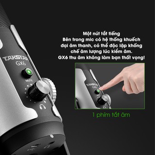 Micro thu âm cho streamer Takstar GX6