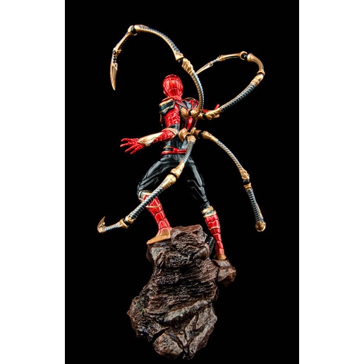 Mô Hình Người Nhện Tĩnh Iron Spider Man Infinity War 19CM - Chất liệu PVC cao cấp