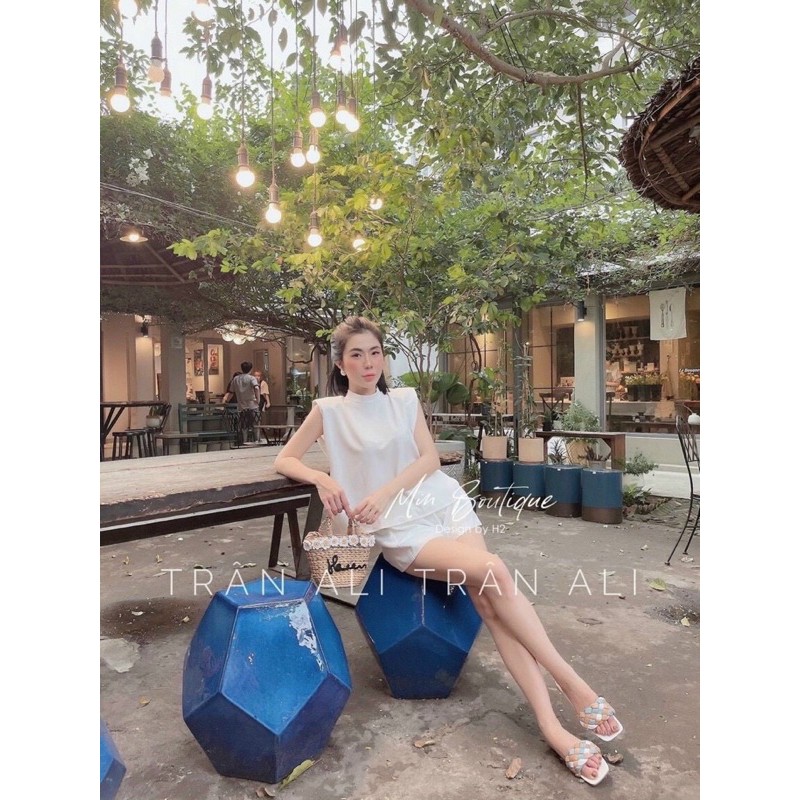 Set áo lai bầu + quần short kèm ảnh thật