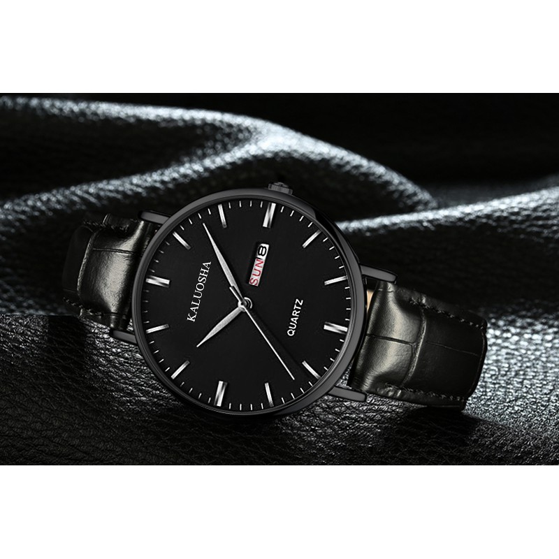 Đồng Hồ Nam 2 Lịch KALUOSHA JAPAN K6688 Đẳng Cấp DOanh Nhân Dây Da Cao Cấp_Full Box | BigBuy360 - bigbuy360.vn