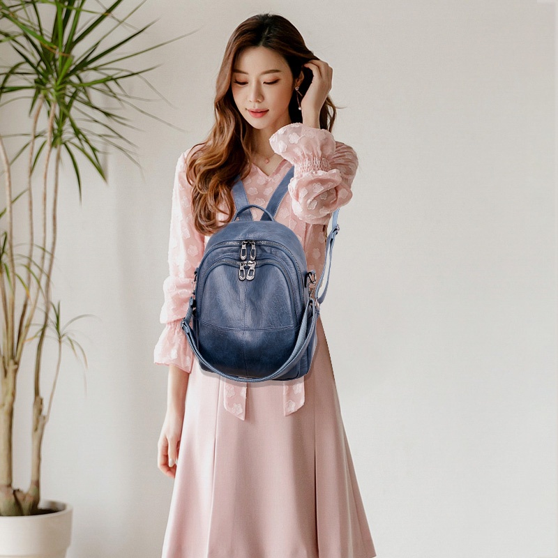 [Hàng Có Sẵn] Balo Đi Học Thời Trang Cho Nữ