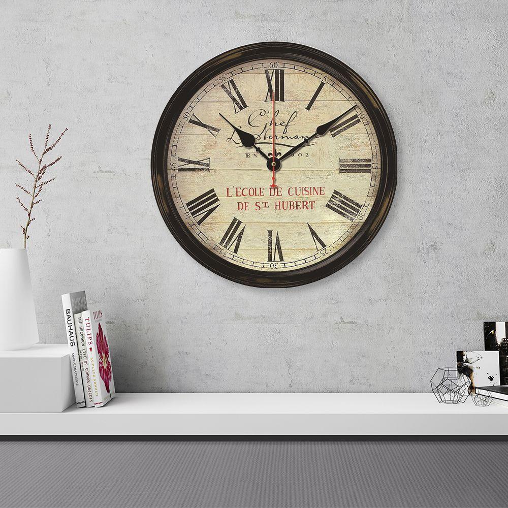 PINEVN Đồng Hồ Treo Tường 3D Phong Cách Tối Giản