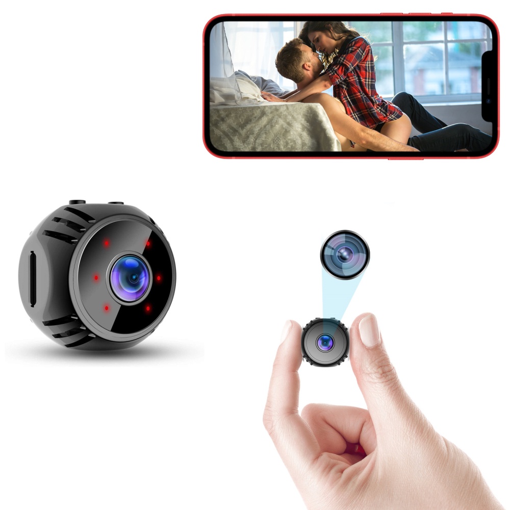 Camera An Ninh Mini 1080P WiFi 2021 Cho Điện Thoại Di Động