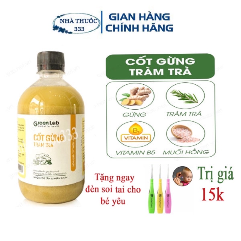 Cốt gừng tràm trà - công nhận của Y TẾ