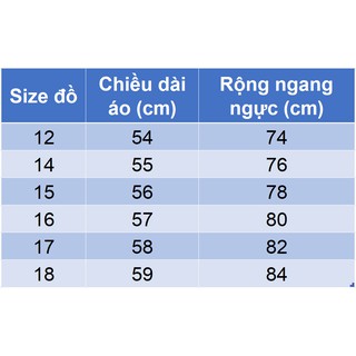 Áo sơ mi thun cho bé trai size đại
