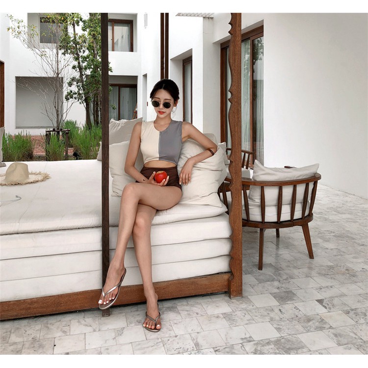 Bikini Nữ Cạp Cao Phối Ren Gợi Cảm | BigBuy360 - bigbuy360.vn