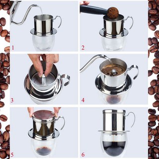 Phin pha cà phê bằng thép không gỉ